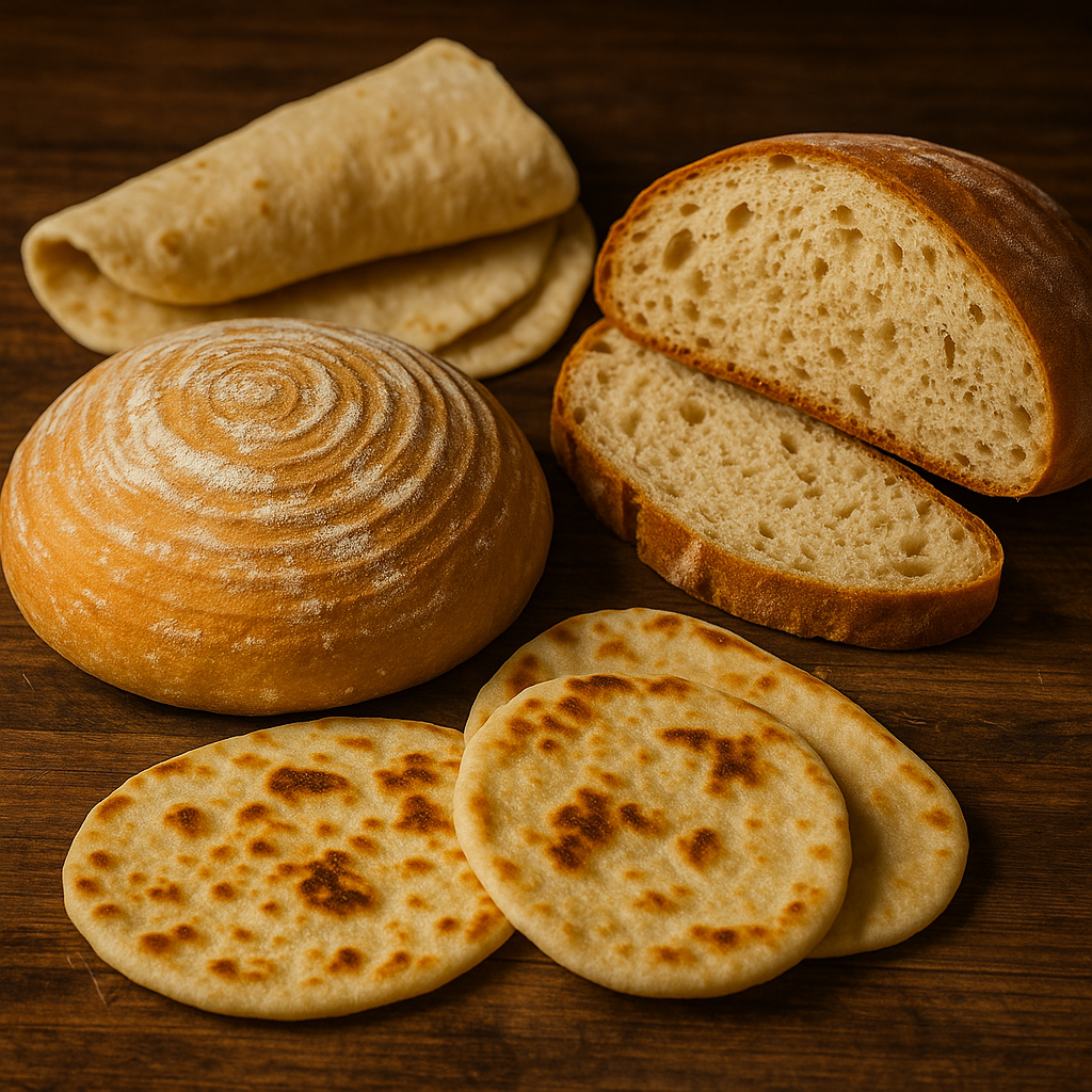 Brot- und Fladenteige – Grundteige für Brot und Fladen