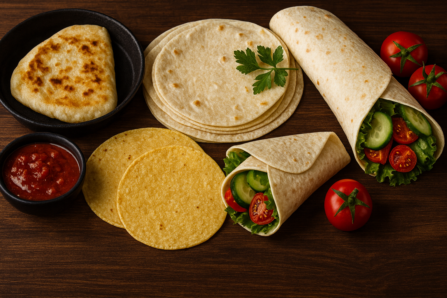 Tortilla- und Wraps-Teige – Grundrezepte für Tortillas