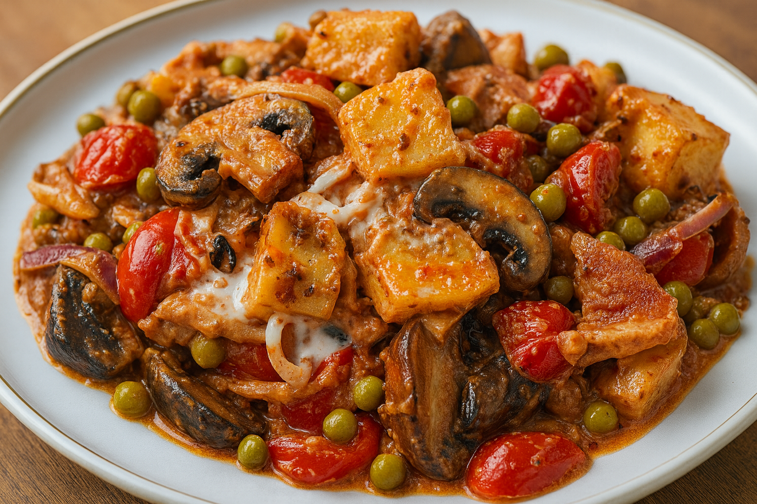 Veganer Weihnachts-Kartoffelsalat – cremig und festlich