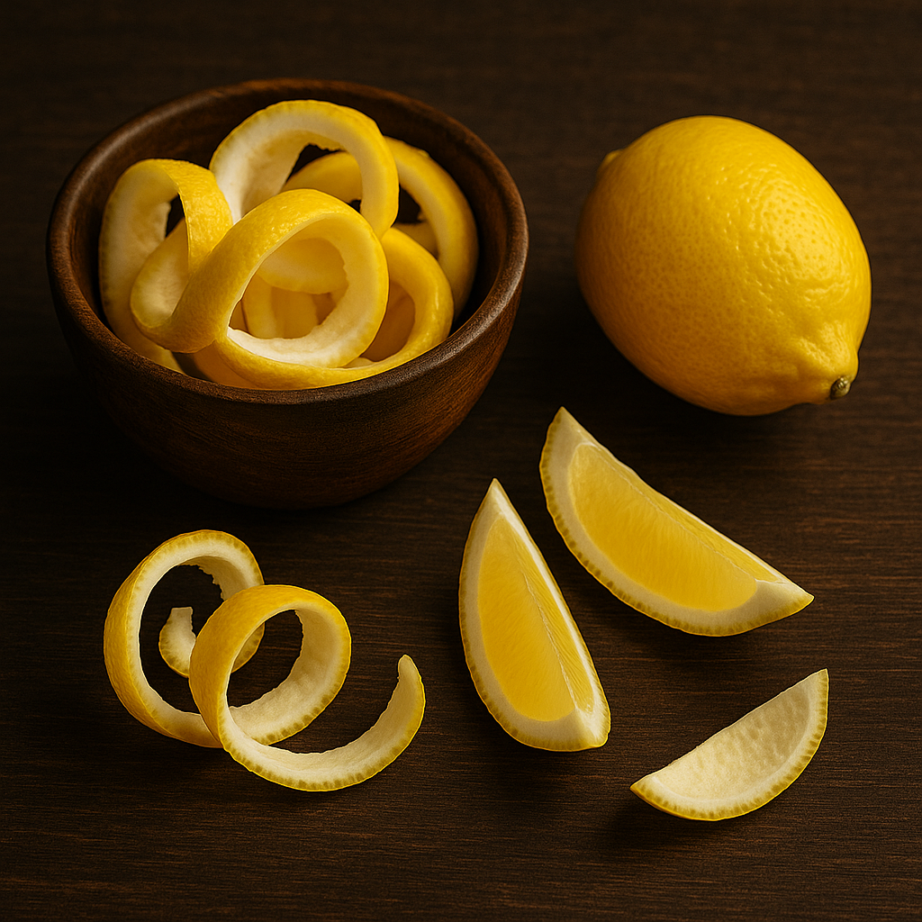 Zitronenschalen – frisch, antibakteriell & aromatisch