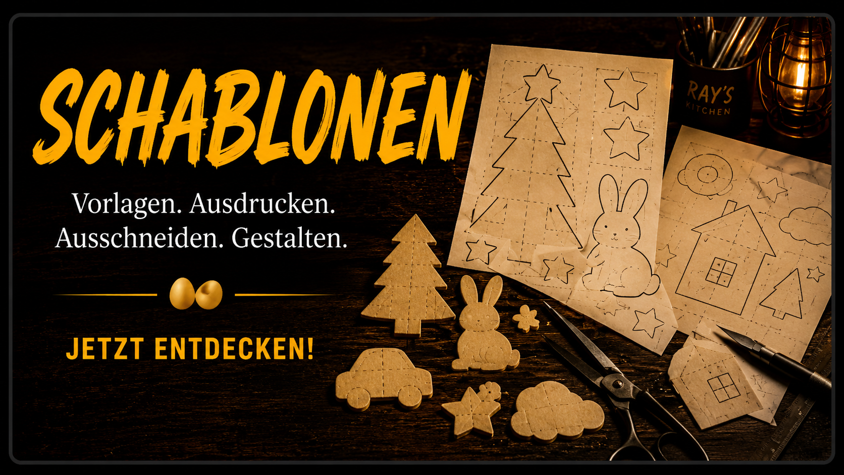 Schablonen für Egg-Arts