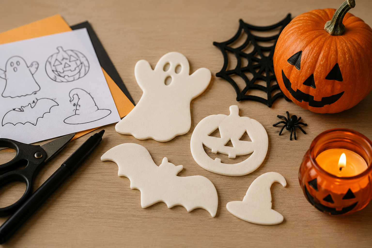 Plantillas de Halloween para Egg-Arts