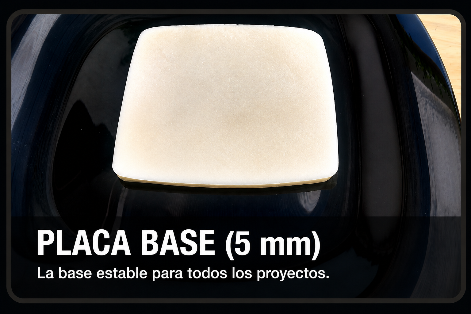 Placa Base de Clara de Huevo 5 mm