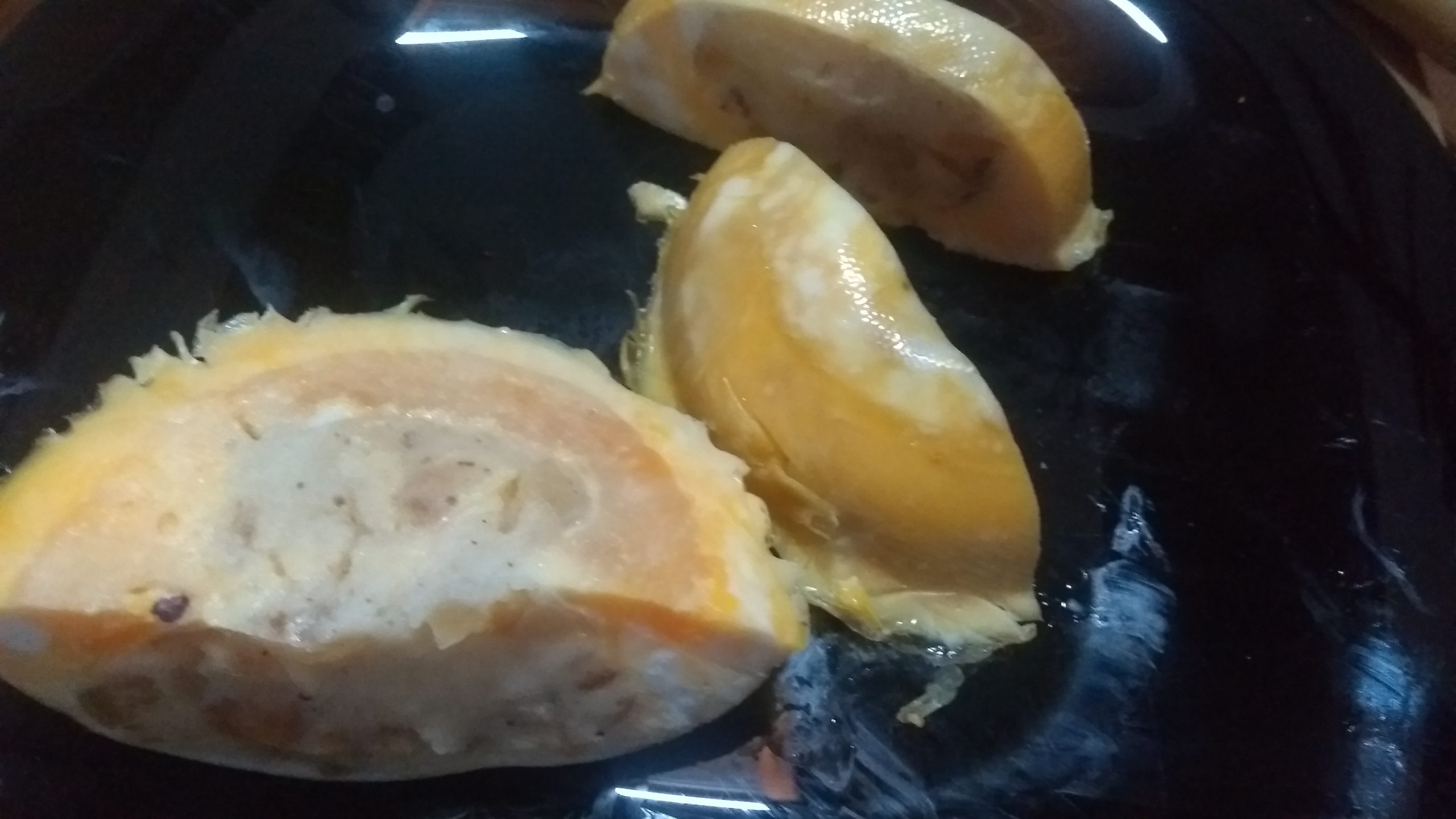 Huevo con puré de patatas