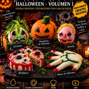 Egg-Arts Halloween – Volumen 1: Figuras creativas y decoraciones hechas con clara de huevo
